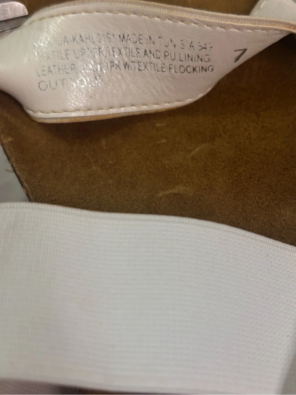Kahulua -Kahulouis White Espadrille Platform Sandals Elastic Straps - Women's 7